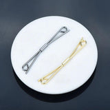 High Brass Shirt Collar Clip for Men's Unisex Suit Shirt Accessories