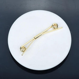 65mm Copper Collar Clip Shirt Accessories Host Wedding Jewelry