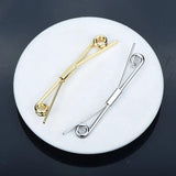65mm Copper Collar Clip Shirt Accessories Host Wedding Jewelry