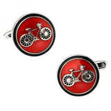 3 Colors Bike Cufflink Bicycle Cuff Link