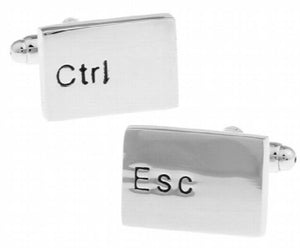 Copper 'Ctrl Esc' Cuff Links Wholesale & Retail