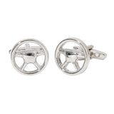 Steering Wheel Cufflinks for Men Shirt Jewelry