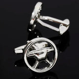 Steering Wheel Cufflinks for Men Shirt Jewelry