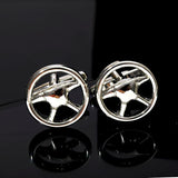 Steering Wheel Cufflinks for Men Shirt Jewelry