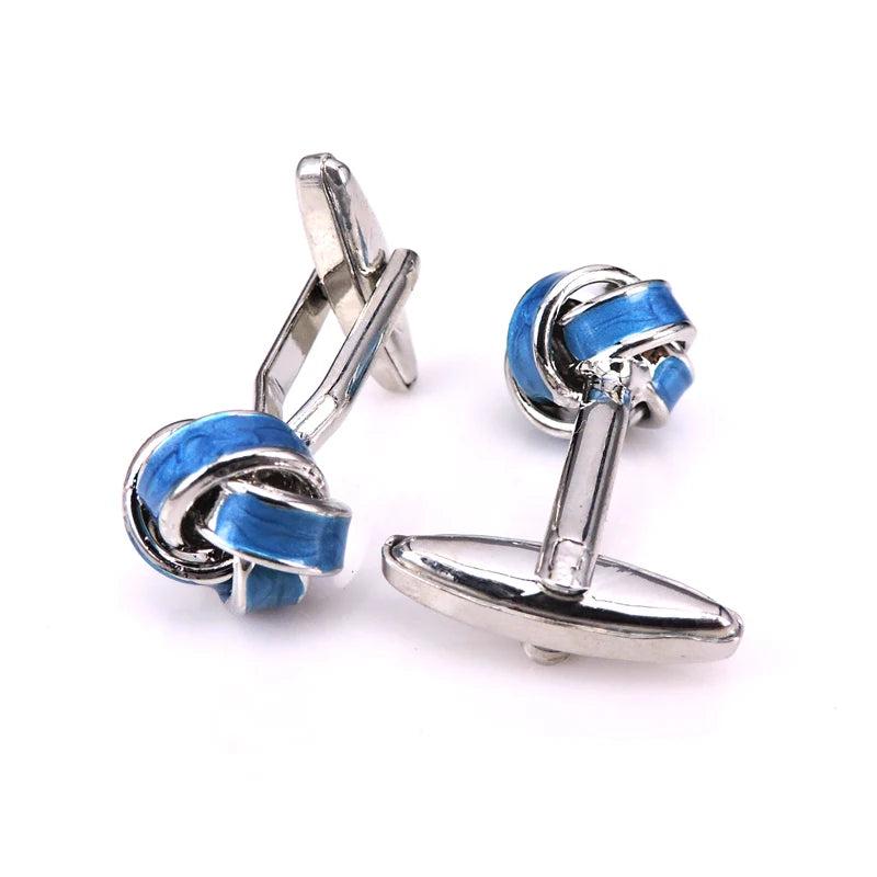 C-MAN Jewelry knot cufflinks for mens High abotoaduras