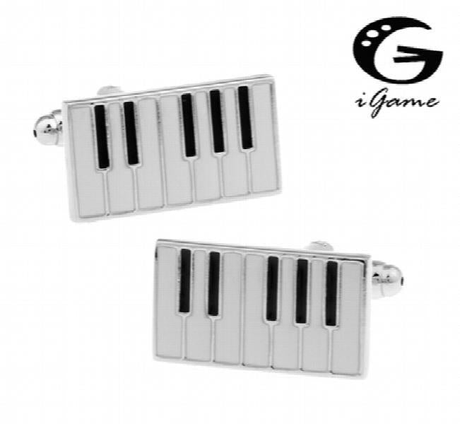 Piano Key Copper Cuff Links