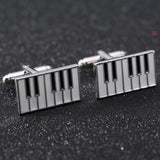 French Cuffs Men's Piano & Jewelry Cufflinks Gentleman Shirt Classic Decoration