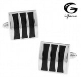 iGame Men Gift Cuff Links Copper Enamel Painting
