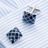 Classic Enamel Cufflink Shirt Gemelos Men Jewelry Button Cuff links