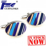 Enamel Epoxy Cufflink 2 Pairs Promo - Stylish Men's Accessory Set