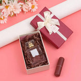 Gift Pouch with Ribbon Bow Paper Jewelry Box