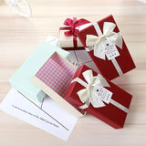 Gift Pouch with Ribbon Bow Paper Jewelry Box