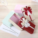 Gift Pouch with Ribbon Bow Paper Jewelry Box