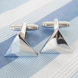Triangle Cufflink Cuff Link 1 Pair Retail Promo