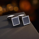 Square Cufflinks Men Shirt Cufflink Business Wedding Father's High Novelty Cuff