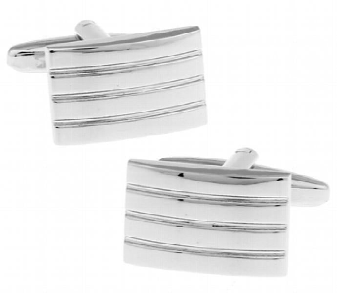 Silver Copper Cuff Links Business Gift Men Wholesale