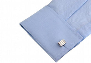 Silver Copper Cuff Links Business Gift Men Wholesale