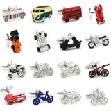 New Arrival Men's Fire Engine Cufflinks Red Novelty Wholesale