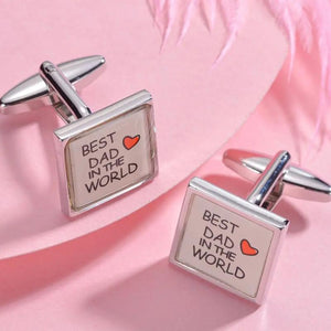 Wedding Gift Cufflinks Men Cuff Links Dad Father's Halloween Christmas Party