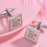 Wedding Gift Cufflinks Men Cuff Links Dad Father's Halloween Christmas Party