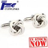 TZG09466 Knots Cufflink Cuff Link 2 Pairs