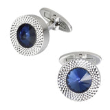 Men's Round Cufflinks Business Wedding Novelty Cuff Links