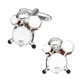 Music Drum Cufflinks Funny Men's French Shirt Cufflinks