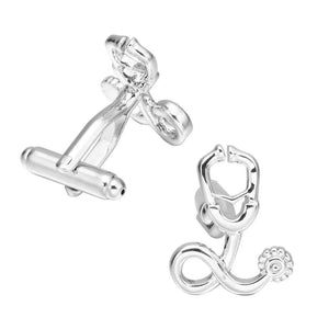 Stethoscope Cufflinks French Shirt High Brass Material