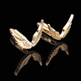 Golden Wing Cufflinks French Shirt Buttons