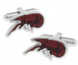 iGame Lobster Cuff Links Red Copper Novelty Seafood