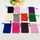 10pcs Velvet Bags Drawstring Gift Pouch for Christmas Wedding