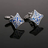Brass Button Top Bonito Gemelos Hot Selling Enamel Cufflinks
