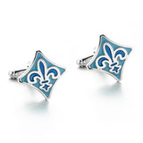 Brass Button Top Bonito Gemelos Hot Selling Enamel Cufflinks