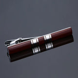 Red Enamel Paint Tie Pin Tie Clip Personalize Gift Pin Clasp Tie Bar stripes