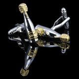 High Wine Bottle Cufflinks Suit French Shirt Cufflinks Men Sleeve Button