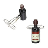 High Wine Bottle Cufflinks Suit French Shirt Cufflinks Men Sleeve Button