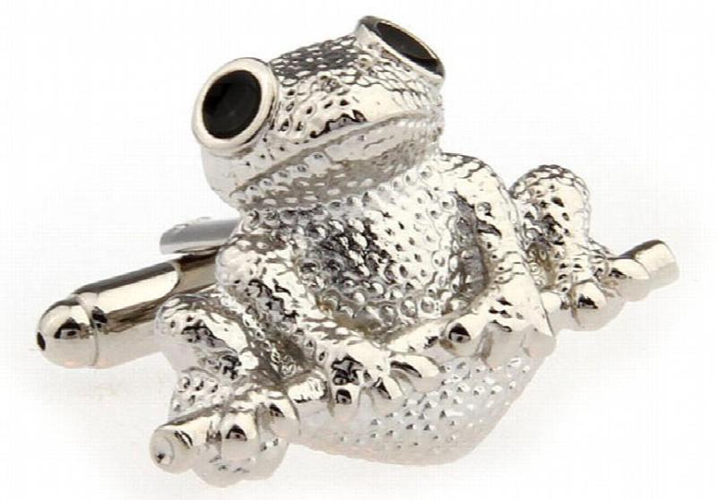 Lepton Copper Lovely Frog cuff links animal french cufflink man cufflink