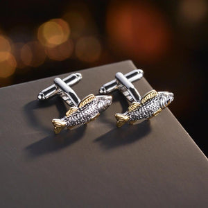 Animal Cufflink French Shirt Cufflinks Lobster Fish Bone Bee Shape