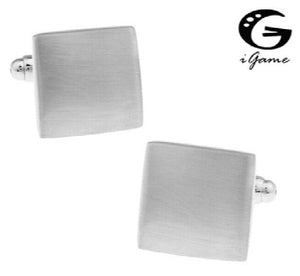Men's Silver Copper Square Cuff Links