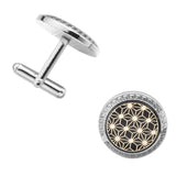 Pattern Shirt Cufflinks Men's Wedding Jewelry
