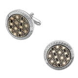 Pattern Shirt Cufflinks Men's Wedding Jewelry