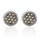 Pattern Shirt Cufflinks Men's Wedding Jewelry