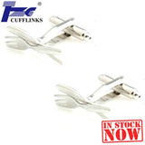Fork Cufflink Cuff Link 2 Pairs
