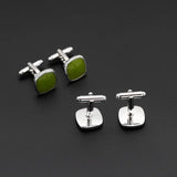 Youthful Copper Cufflinks Colorful Jewelry for Suit