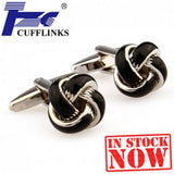 Enamel Knots Cufflink Cuff Link 2 Pairs
