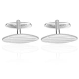 Stainless Copper Cufflinks Stripe Button Cuffs Men Formal Accessory