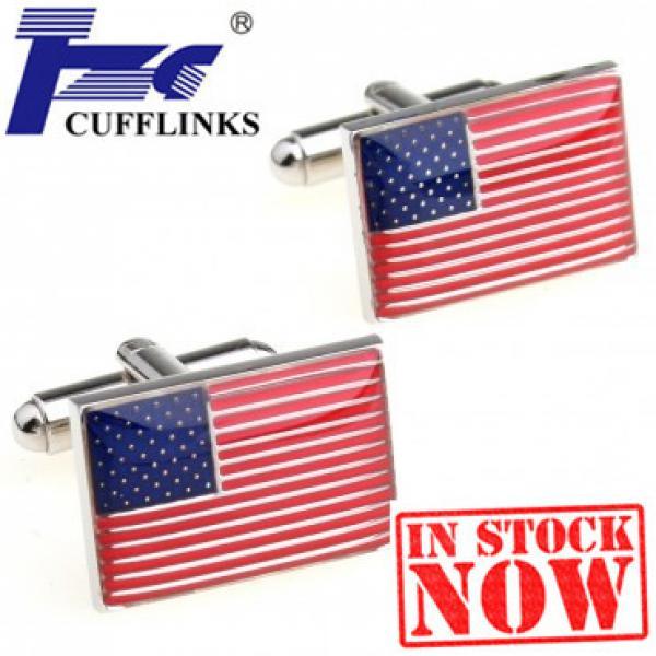 American Flag Cufflink Cuff Link 2 Pairs