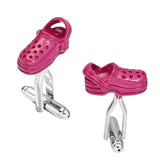 Funny Cufflink Slippers Cufflinks Button Sleeve Engineer Wedding Twins High