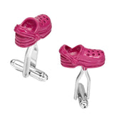 Funny Cufflink Slippers Cufflinks Button Sleeve Engineer Wedding Twins High
