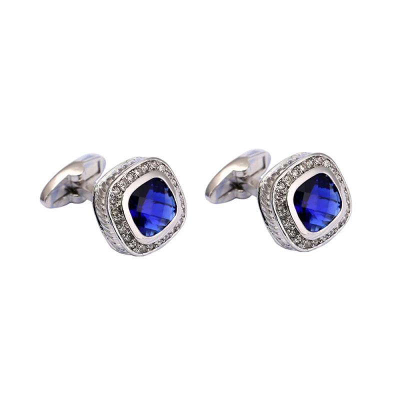 Crystal Cufflinks Wedding Suit Shirt Gemelos Men Jewelry